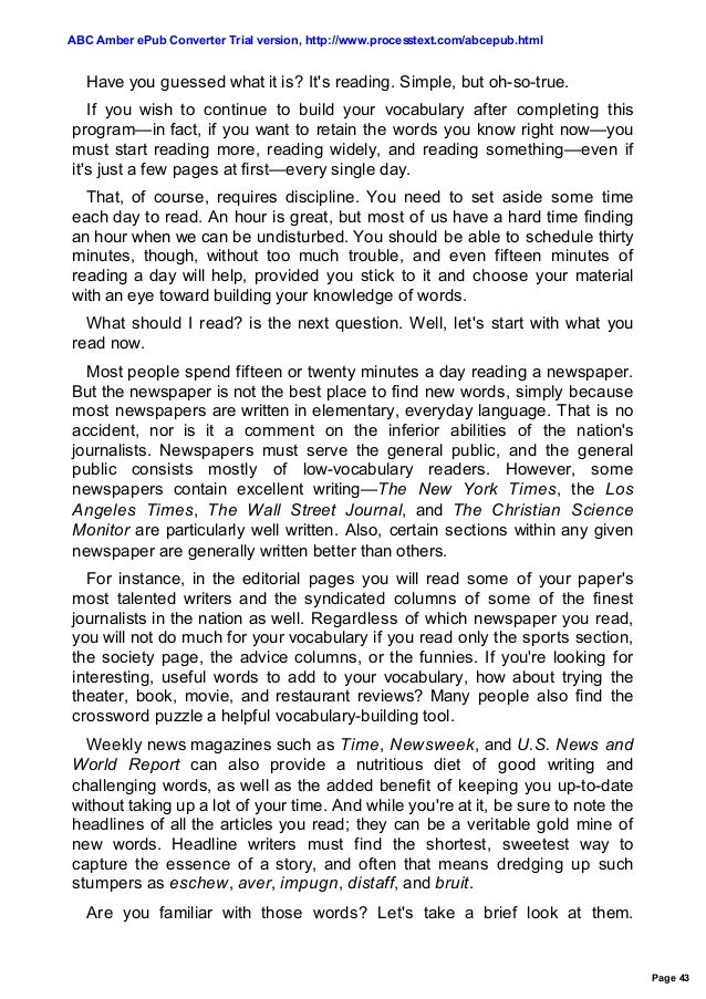 abc amber epub converter